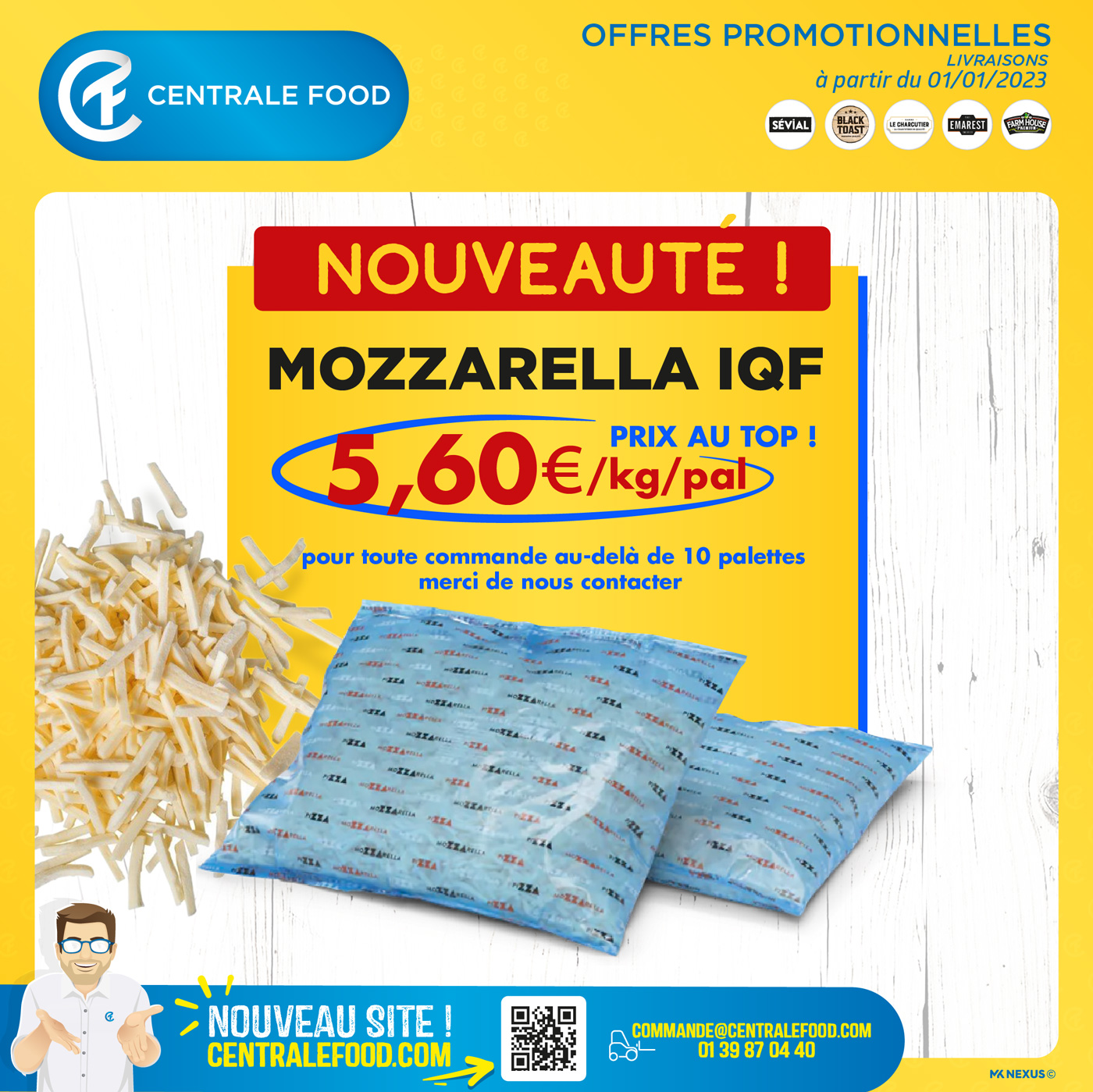 Promotion Mozzarella IQF