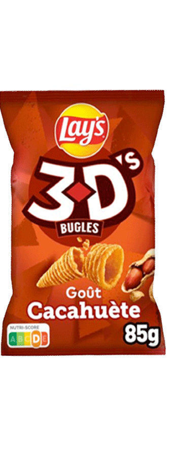 Chips 3D Cacahuete